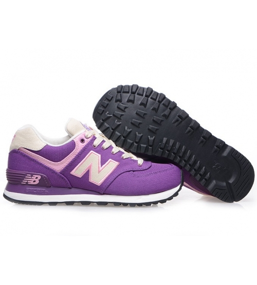  New Balance 574 Magenta/Pink/White
